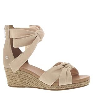 UGG Beige Wedge Sandals